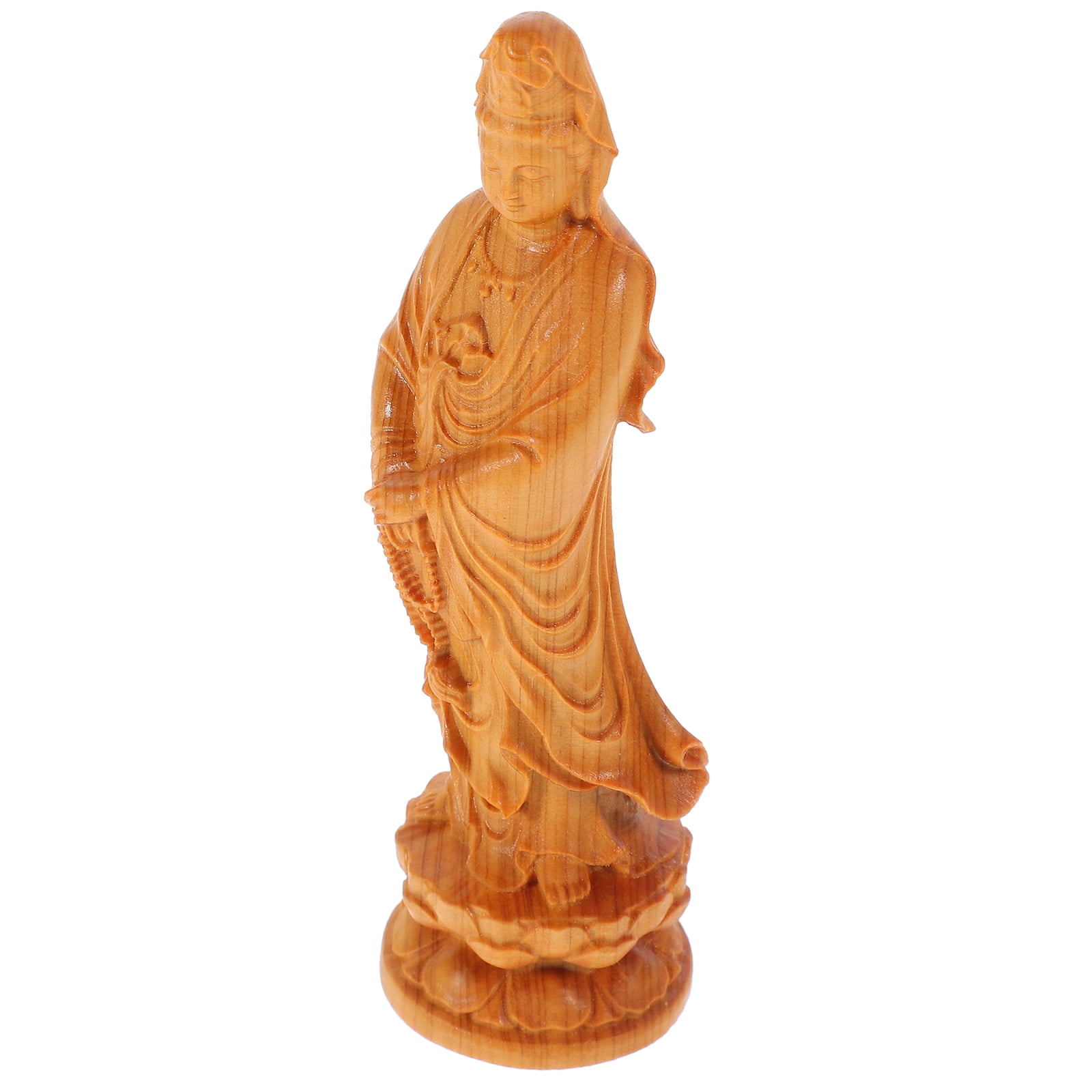 Guanyin Bodhisattva Statue Living Room Decor Mini For Home Desktop