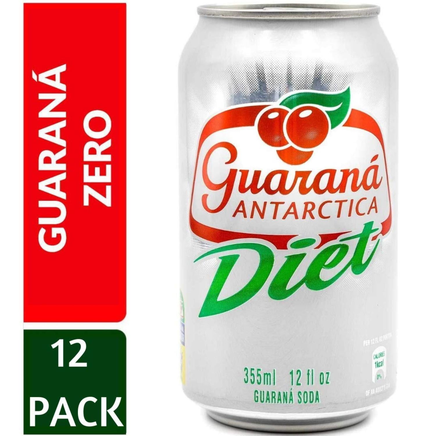 Guarana Antarctica Diet, 12-Ounce (Pack of 12)