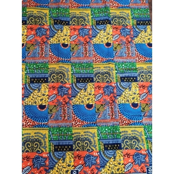Guaranteed 100% Cotton African Ankara Prints. By The Yard . 36 Inch By 45 Inches