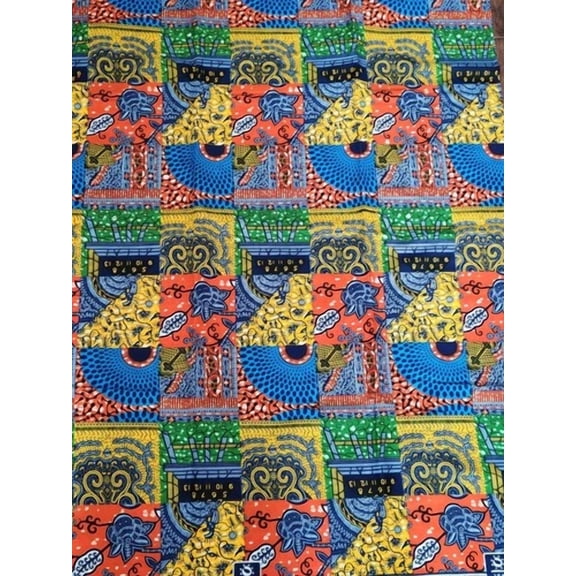 Guaranteed 100% Cotton African Ankara Prints. By The Yard . 36 Inch By 45 Inches