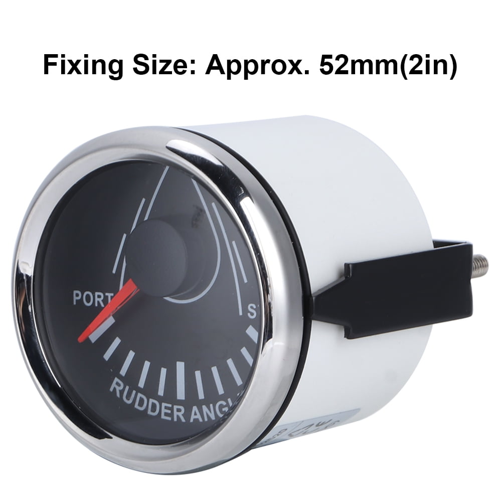 Guaranteed Rudder Angle Gauge Indicator, Akozon 52 Mm Universal 0