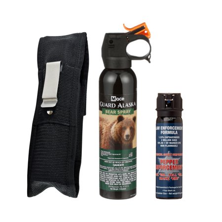 Guard Alaska 9 oz. Bear Repellent w/ Holster & Pepper Enforcement 4 oz. Spray