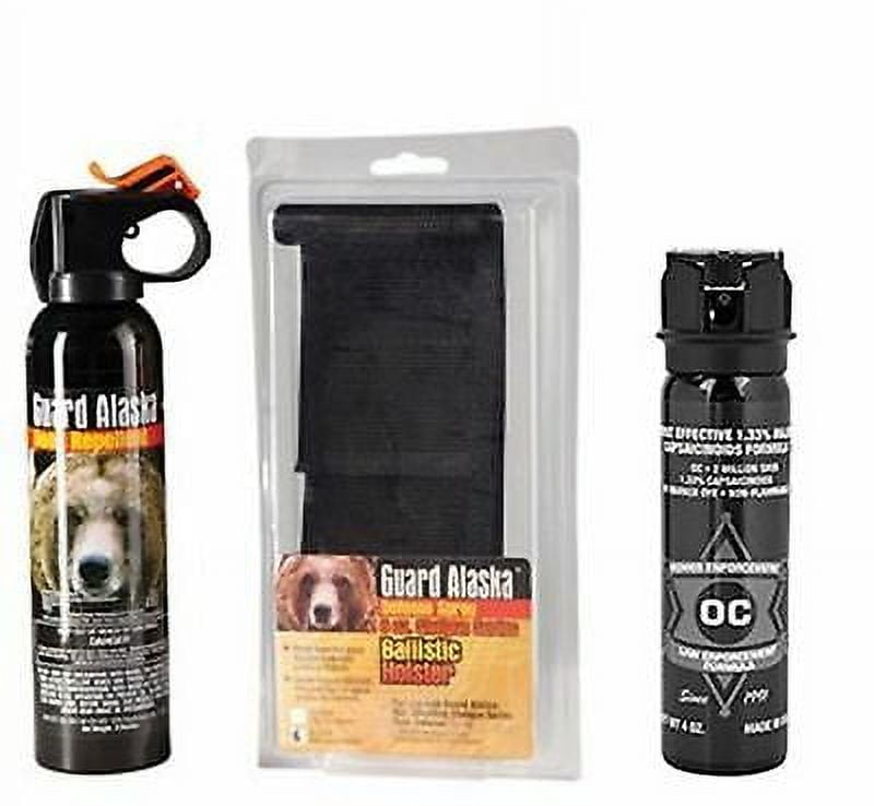 Guard Alaska 9 oz. Bear Repellent w/ Holster & Pepper Enforcement 4 oz