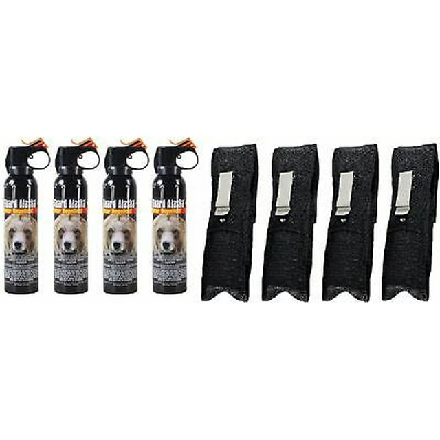 Guard Alaska (Pack of 4) 9 oz. Bear Pepper Spray Repellent Firemaster