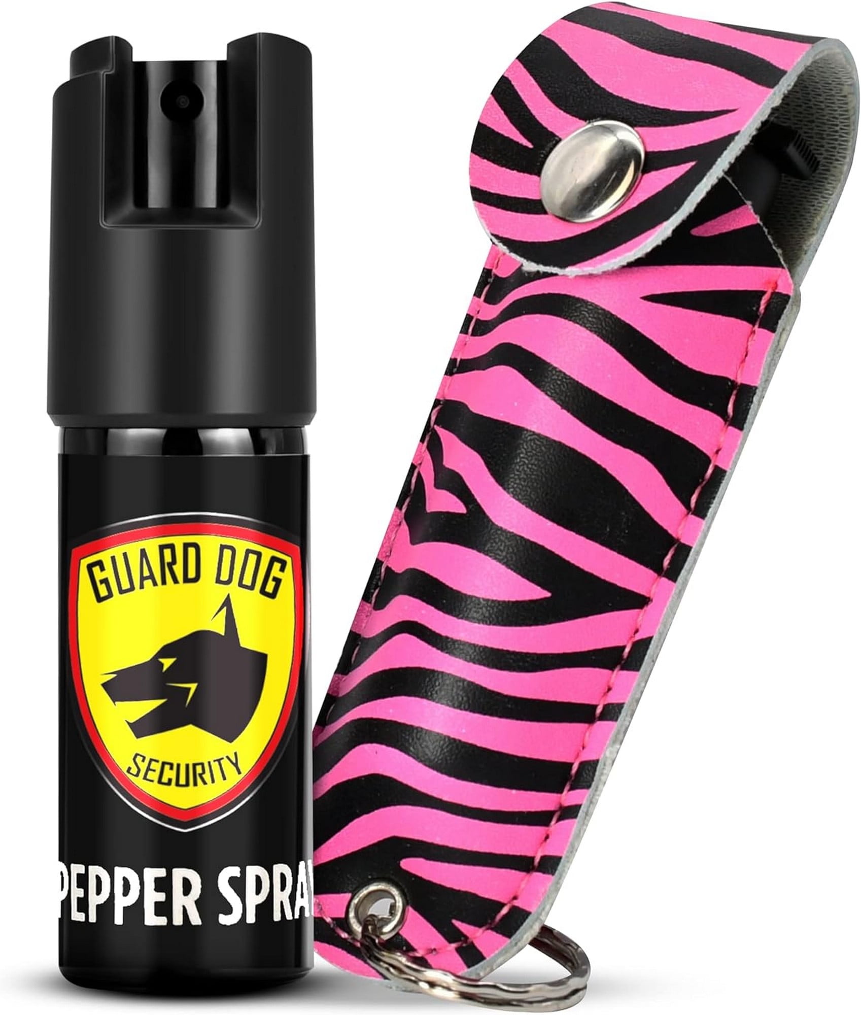 Guard Dog Pepper Spray with Leather Keychain Case Self Defense Pepper