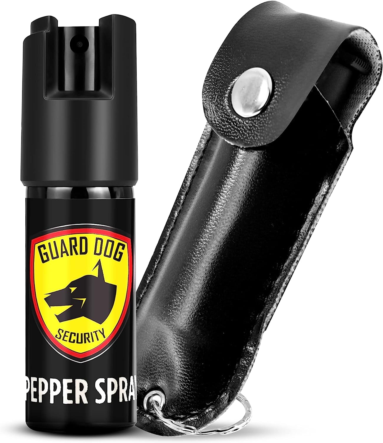 Guard Dog Pepper Spray with Leather Keychain Case OC Spray Holster