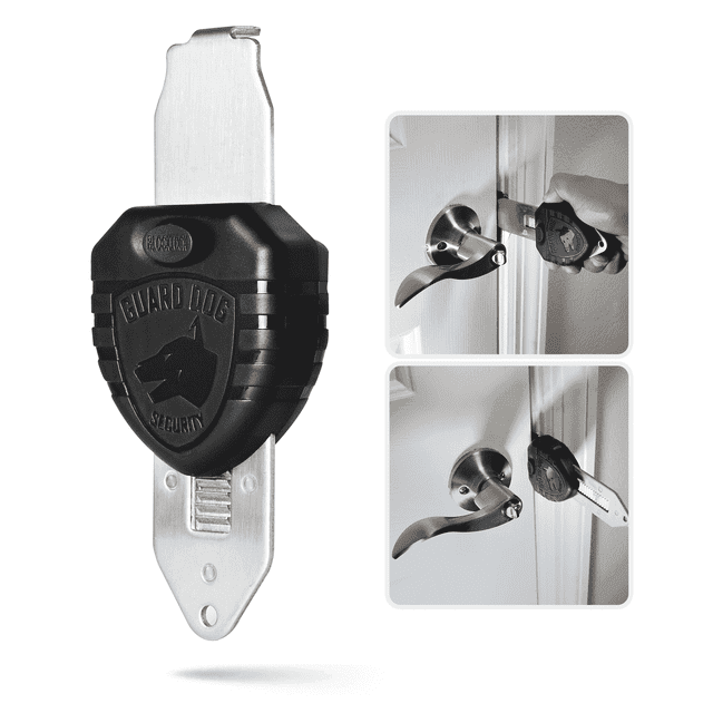 Blocklock Portable Door Locks for Hotels, Travelers Security, Tough & Durable, Apartment and Home Door Security, Travel Essentials by Guard Dog Security