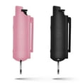 Guard Dog Security Pepper Spray Keychain, 2 Pack, Black/Light Pink