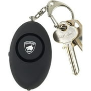 Guard Dog Security Personal Keychain Panic Alarm - Compact Black Safety Device with Loud Siren, LED Light