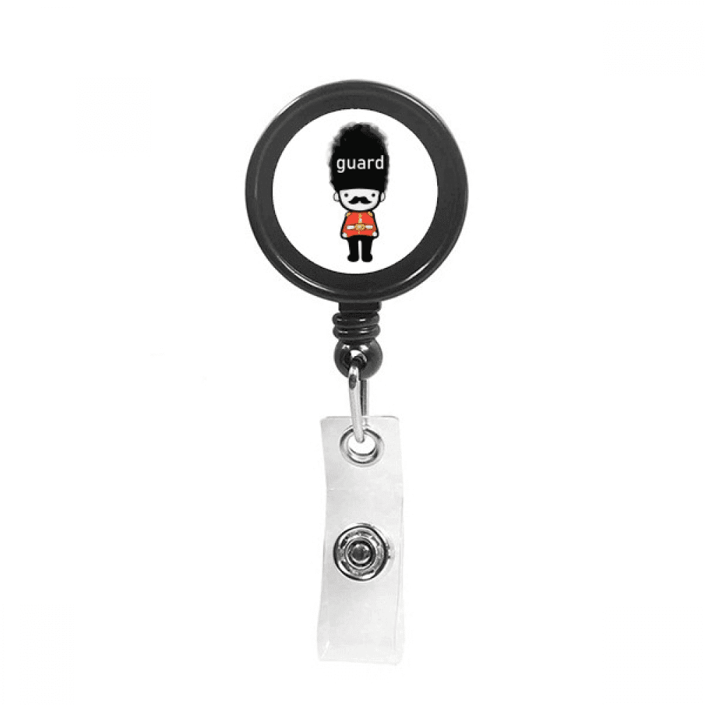 Guard Lovely Beefeaters Warren Mignon Retractable Keychain Badge Holder ID Badge