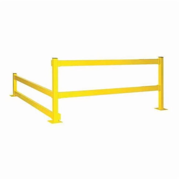 Bluff Manufacturing Guard Rail,4 ft. L,4 In. H MPBR4-YEL