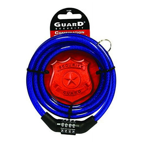 Guard Security 516A Cable Combo Lock, Assorted