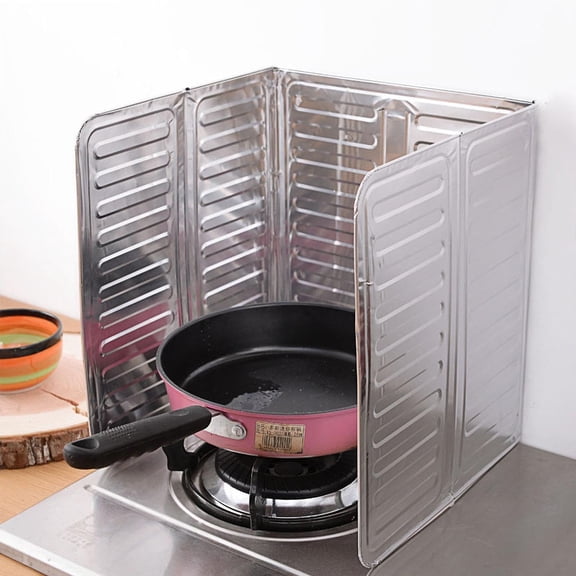 Guard Stove Splatter Guard for Cooking Utensils, Aluminum 3 Oil Splatter Shield, High Heat Fryer Guard, Grease Shield, Splatter for Pots and Pans