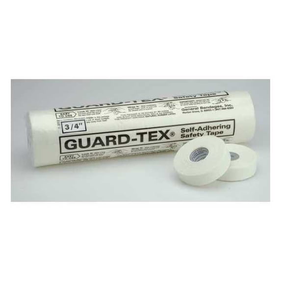 Safety Tape, White, 3/4 x 30 yd. L, PK16 41008-34
