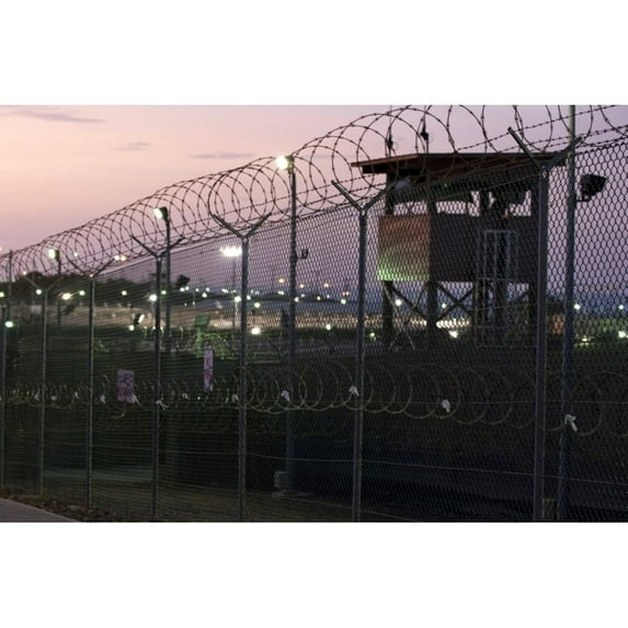 Guard Tower At Dawn At Camp Delta The Military Prison At Naval Base Guantanamo Bay Cuba. June 9 2010. History