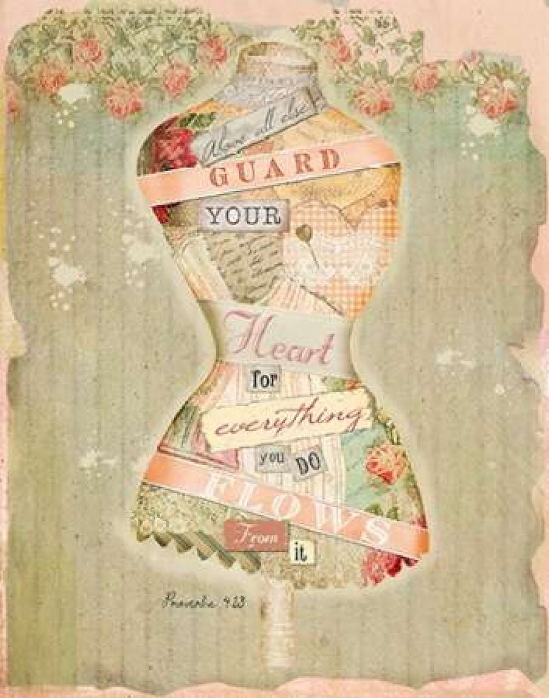 Guard Your Heart II Canvas Art - Beth Albert (22 x 28)