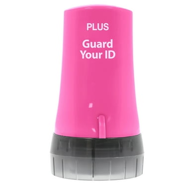 Guard Your ID Advanced Security Roller 2.0 for Identity Theft Prevention Stamping Pink