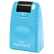 Guard Your ID Identity Protection Security Prevention Stamp Wide Roller Turquoise IS-500CM