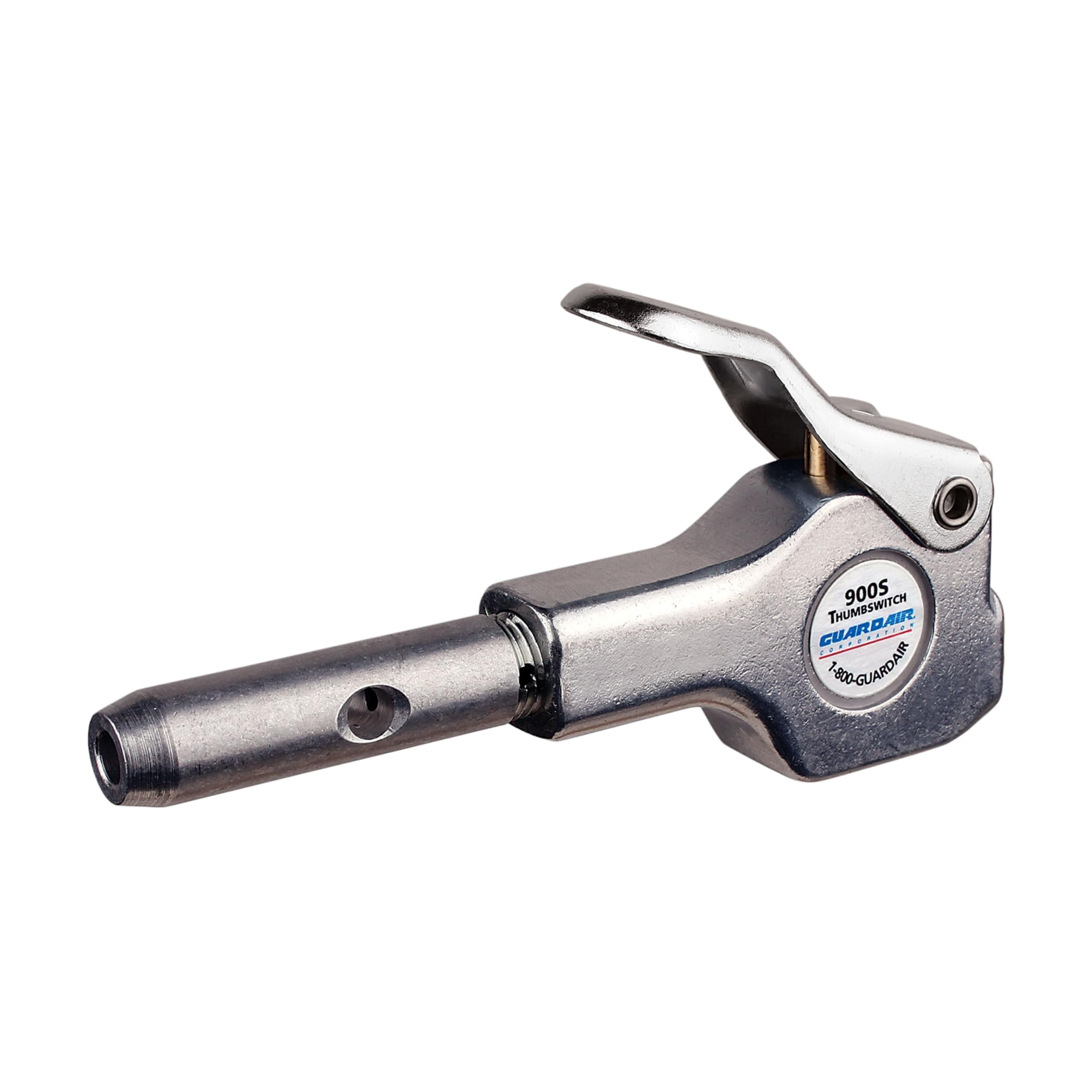 Guardair 900S Thumbswitch Safety Air Gun, Compact, Durable Cast Aluminum Body with Venturi Nozzle, Comfortable Palm Fit, 1/4-Inch FNPT Inlet