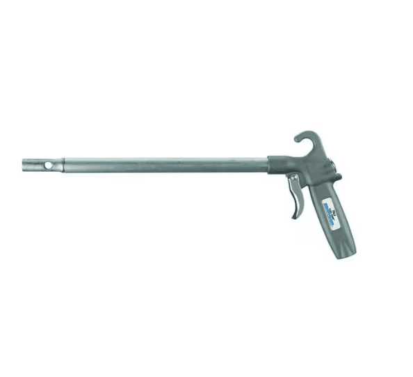 Guardair Air Blow Gun 12in Extension Safety Venturi Nozzle Aluminum Pistol Grip 1/4in FNPT OSHA