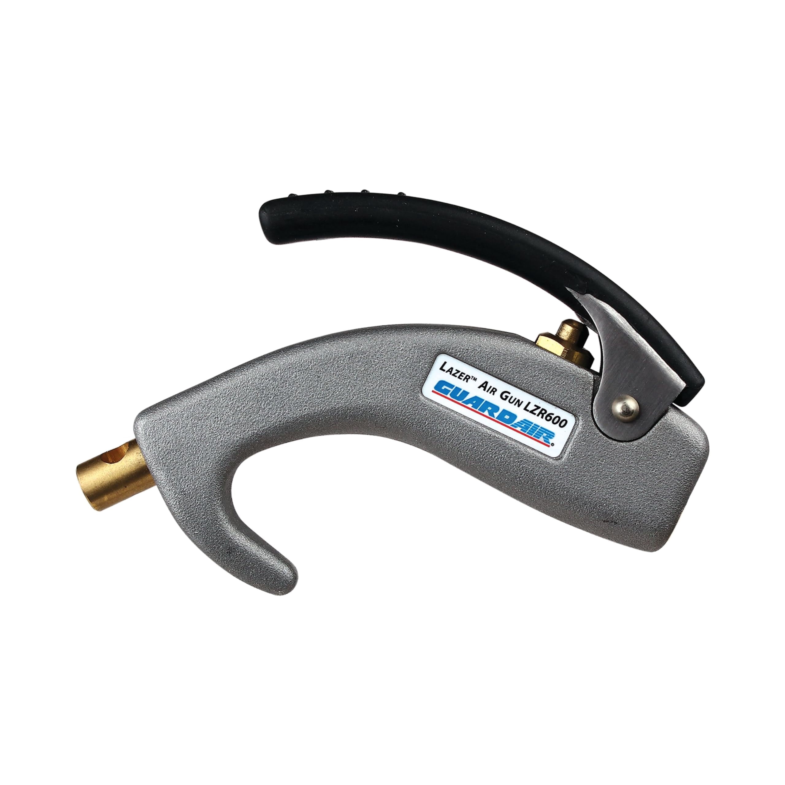Guardair Lazer Series PalmSwitch Safety Air Gun, Brass Venturi Nozzle with 1/4" FNPT Inlet, Lightweight and All Metal Construction (LZR600) CA1