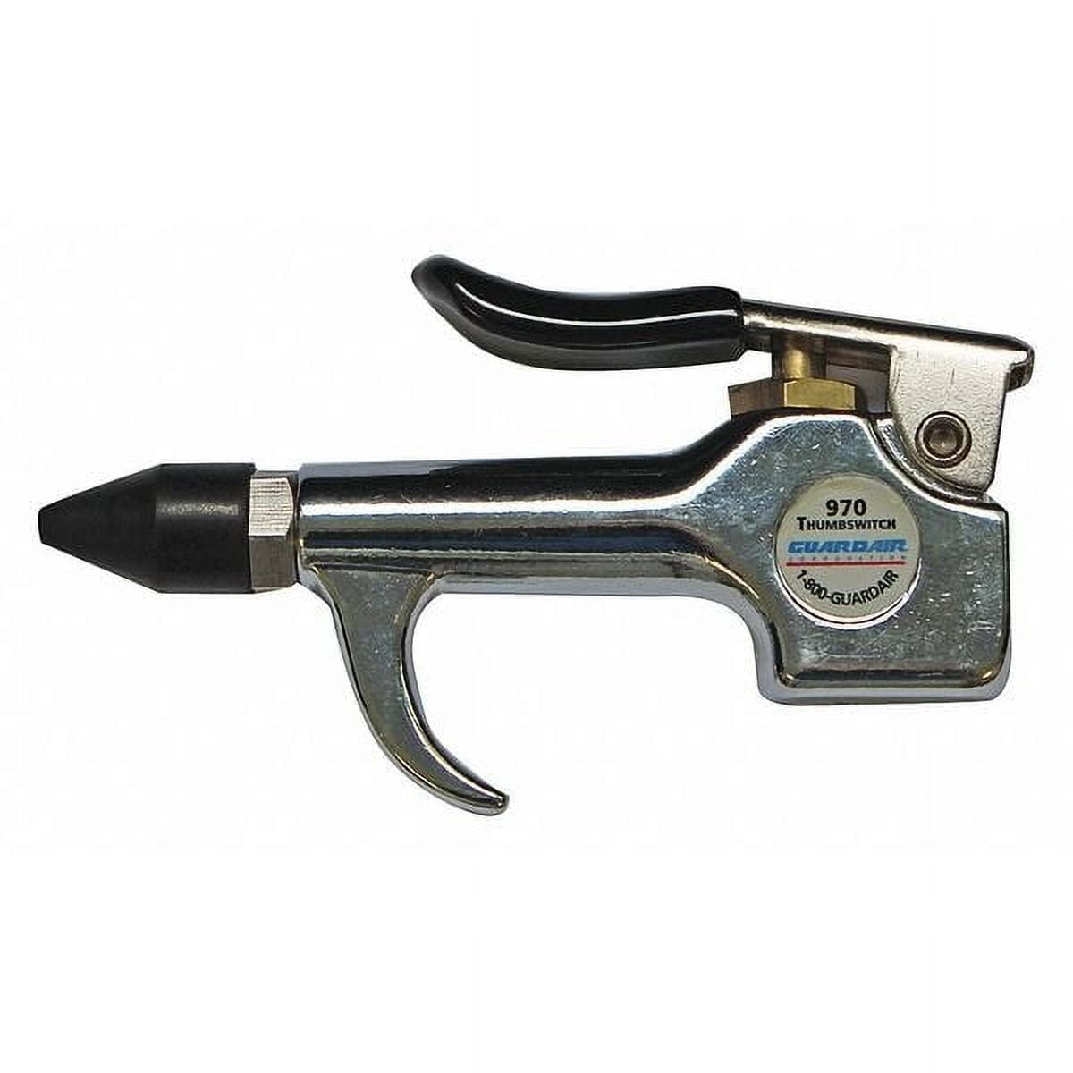 Guardair Thumbswitch Safety Air Guns, Rubber Tipped Brass Venturi - 1 EA (335-970RT)