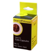 Guardhouse Direct-Fit Coin Capsules - Cent 19mm - 10 Pack