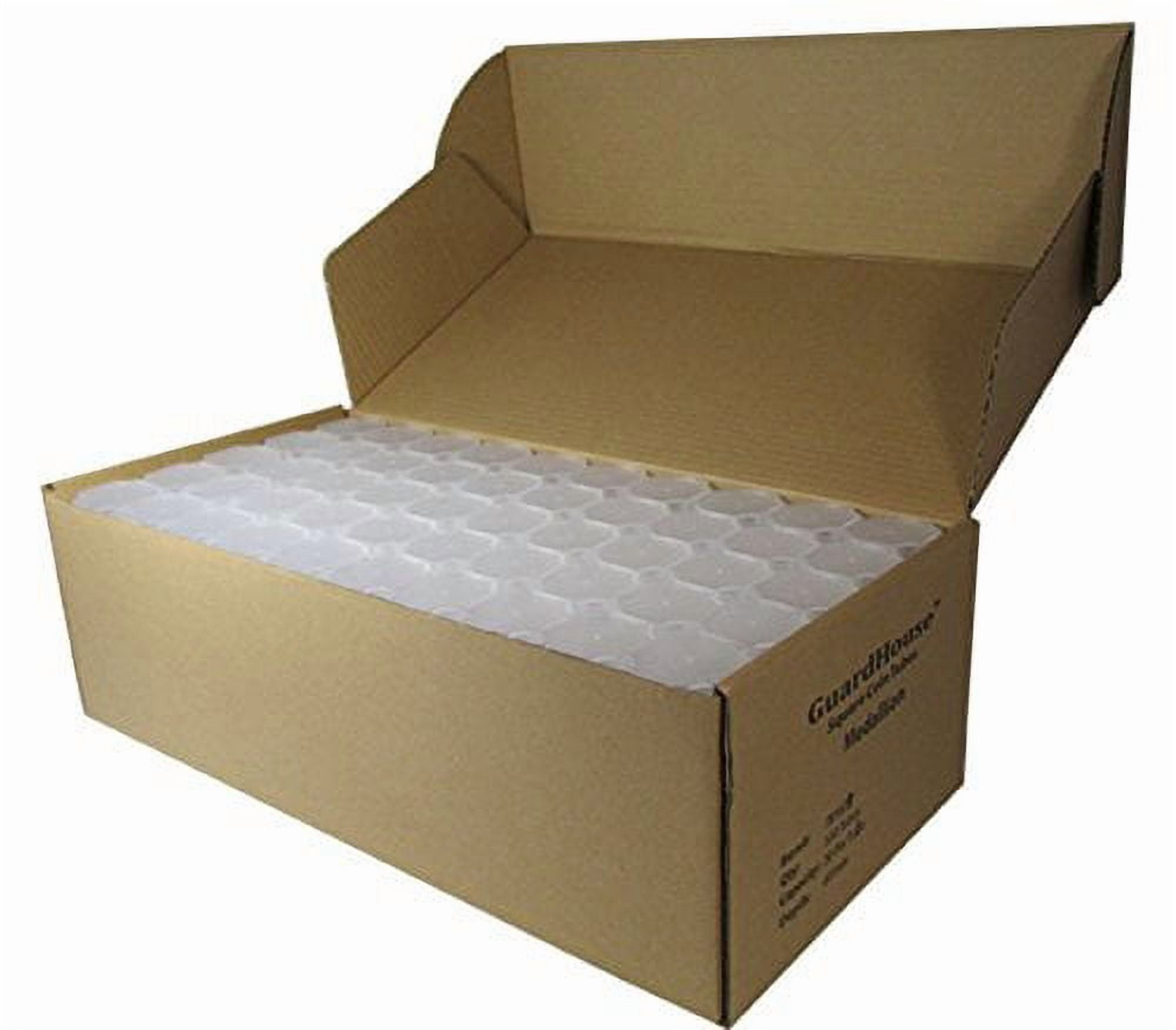 Guardhouse Large Dollar (38.1mm) Impact Resistant Polypropylene Coin Tubes - Box of 100