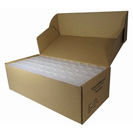 Guardhouse Large Dollar (38.1mm) Impact Resistant Polypropylene Coin Tubes - Box of 100