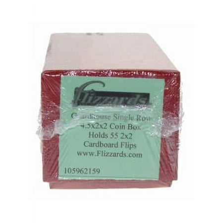 Guardhouse Single Row 2x2 Storage Box, Red - 4.5 x 2 x 2