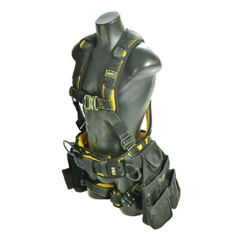 Guardian 21034 Cyclone Construction Harness M-L, Black