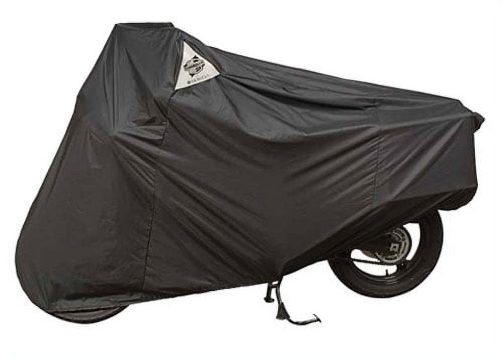 Large Black Waterproof Polyester Motorcycle Cover