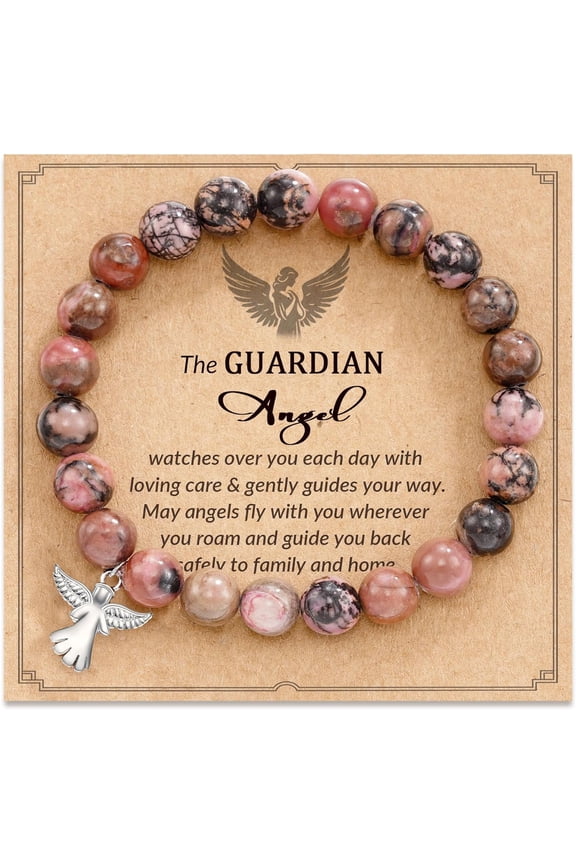 Guardian Angel Bracelet Gifts for Women, Inspirational Encouragement Spiritual Jewelry Angel Gifts