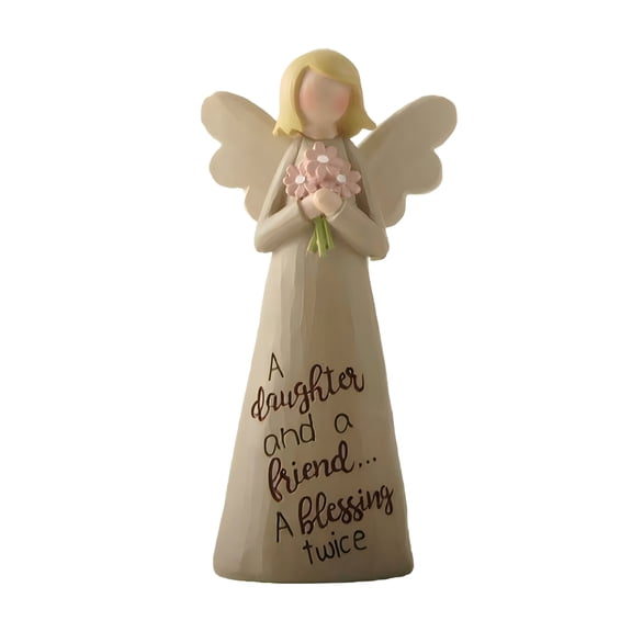 Guardian Angel Figurine, Sentimental Resin Decor, Creative Birthday Gift, Home Office Table Centerpiece
