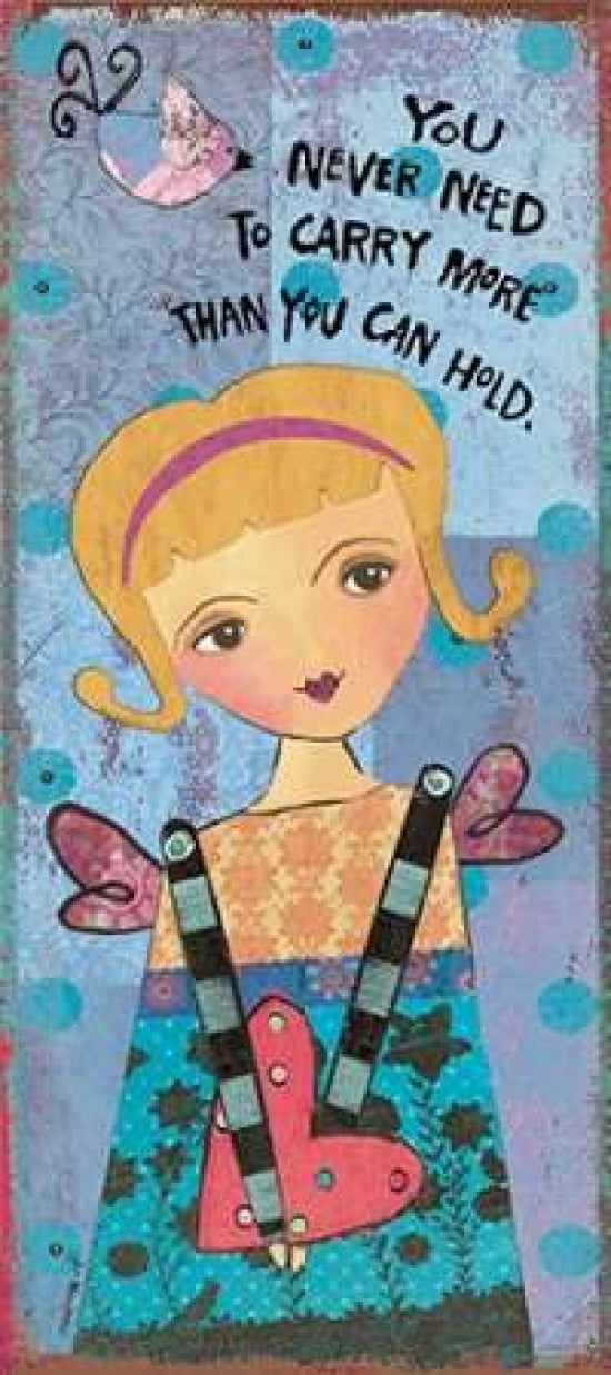 Guardian Angel I Canvas Art - Jo Moulton (10 x 20)