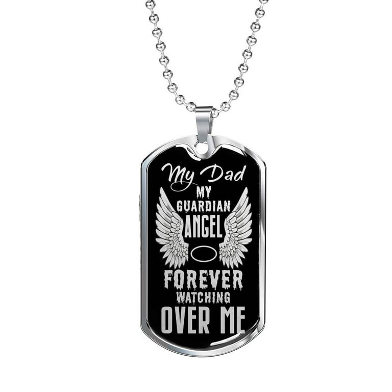 Guardian angel dog tag sales