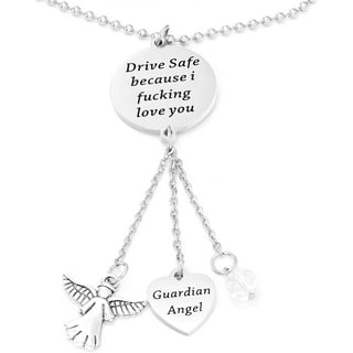 Rear view mirror angel charms deals