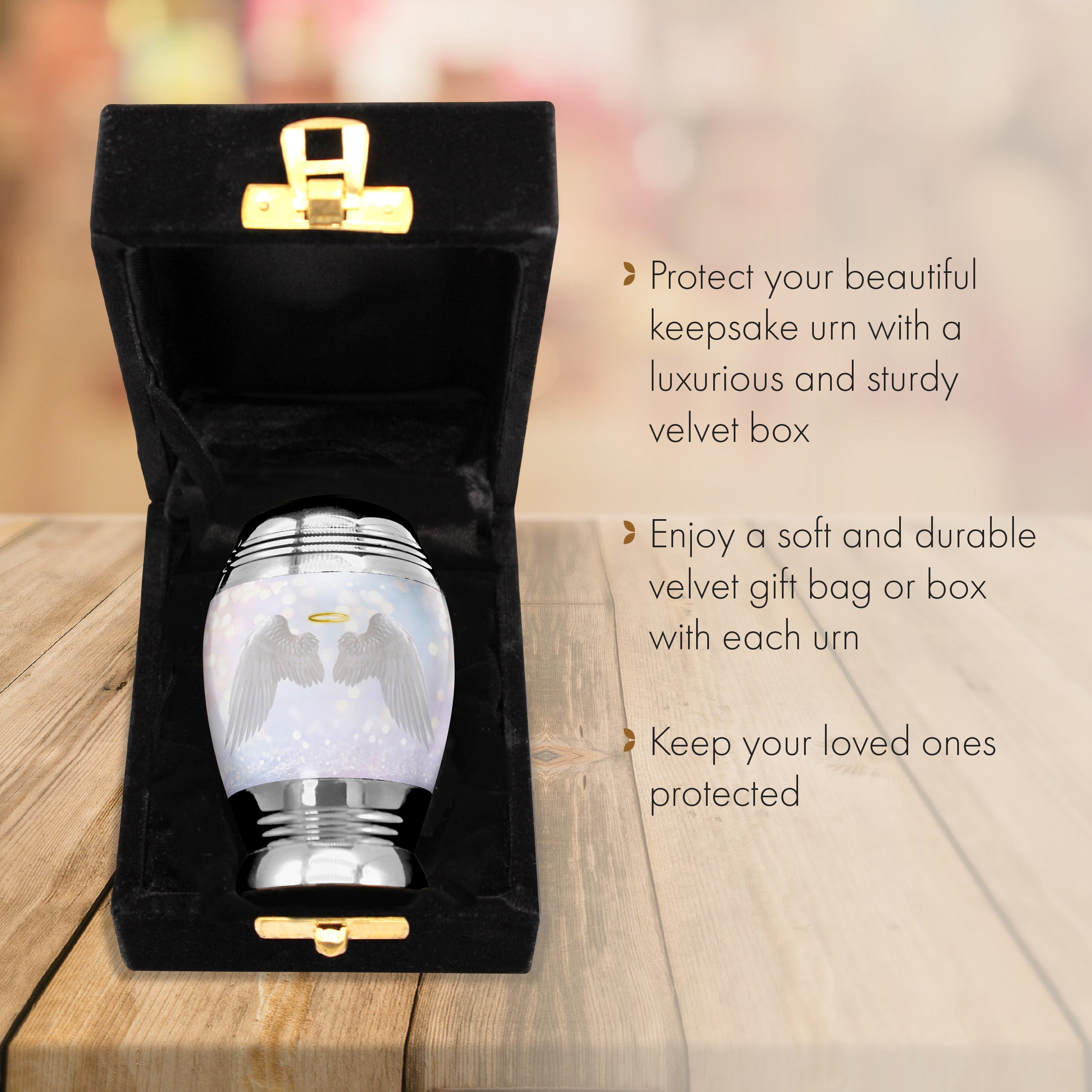 Guardian Angel Urns for Cremation Ashes Large Urn XL or Small Keepsake Urns for Human Ashes & Urns for Human Ashes for Home or Burial Small Urns for Human Ashes