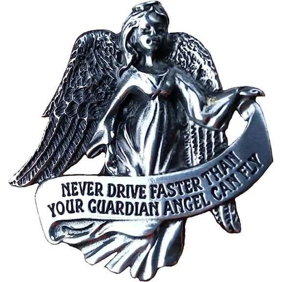 Guardian Angel Visor Clip, Religious Automotive Accessories, 2 Inches