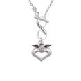 thumbnail image 1 of Guardian Angel over Heart - To Infinity Te Quiero Toggle Necklace, 1 of 2