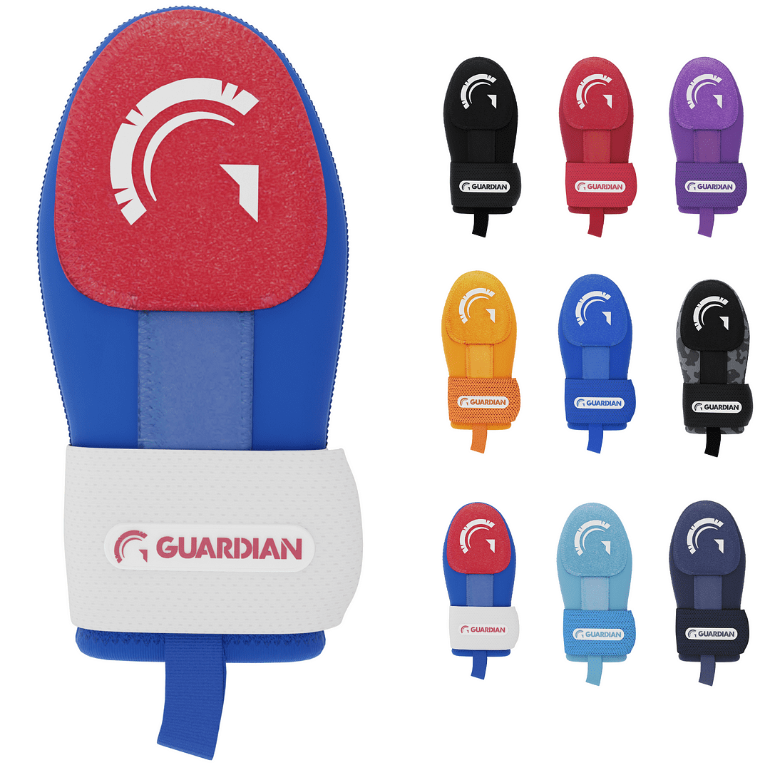 Guardian Baseball Sliding Mitt - Red, White and Blue - Adult Size - Softball  Sliding Guard - Protective Baseball Hand Guard - Elastic Compression Strap  