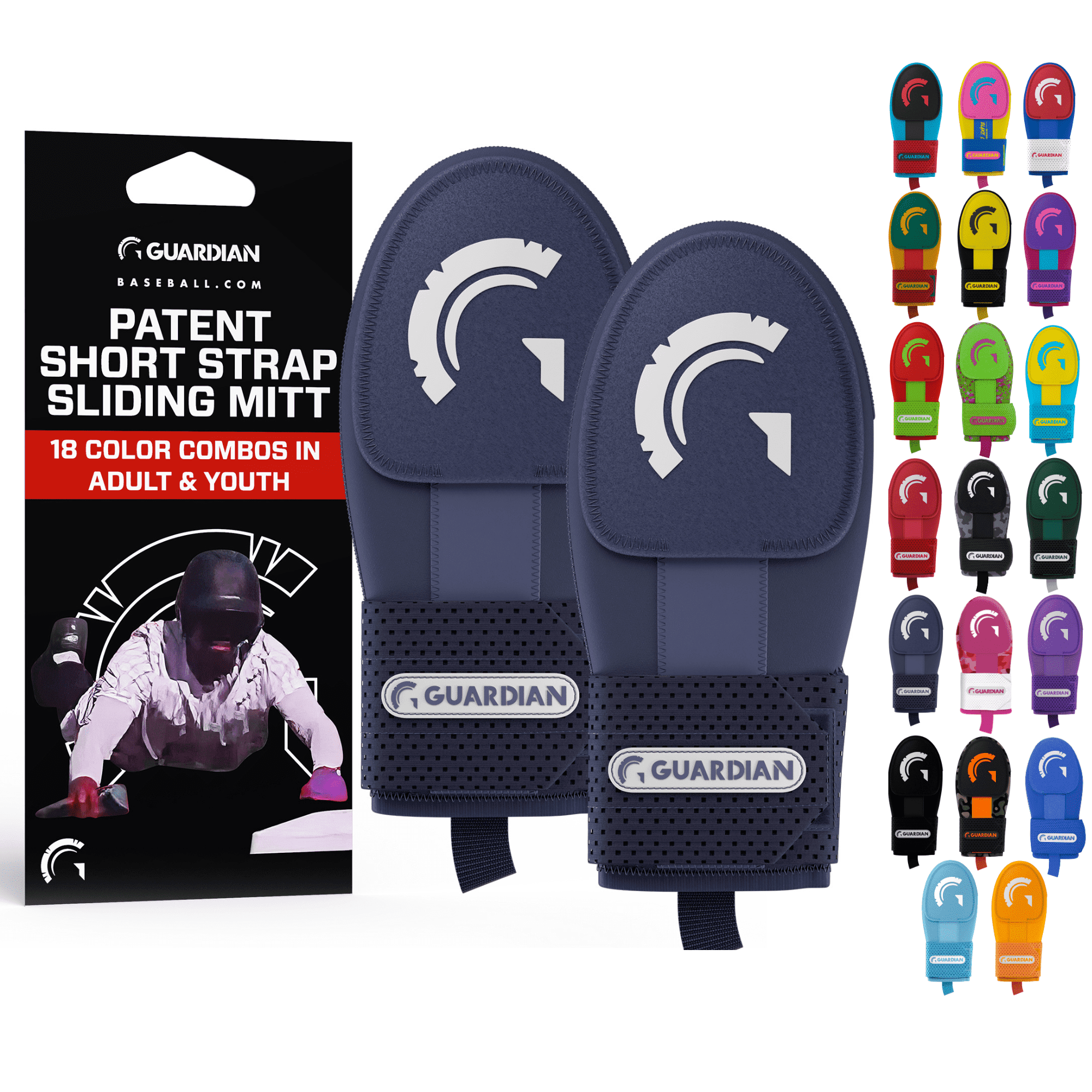 Guardian Baseball Sport Sliding Mitt - Adult -Protective Baseball Hand ...