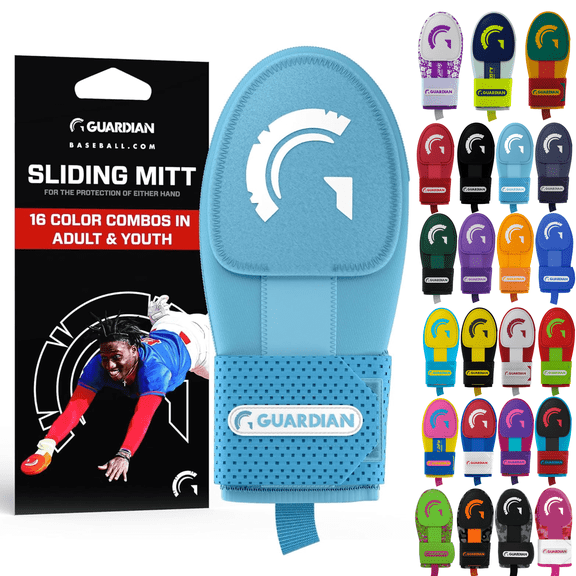 Guardian Baseball Sliding Mitt – Protective Hand Guard for Base Sliding – Youth & Adult Sizes - Shock Absorption, Athletic Fit, Slip-Resistant Design