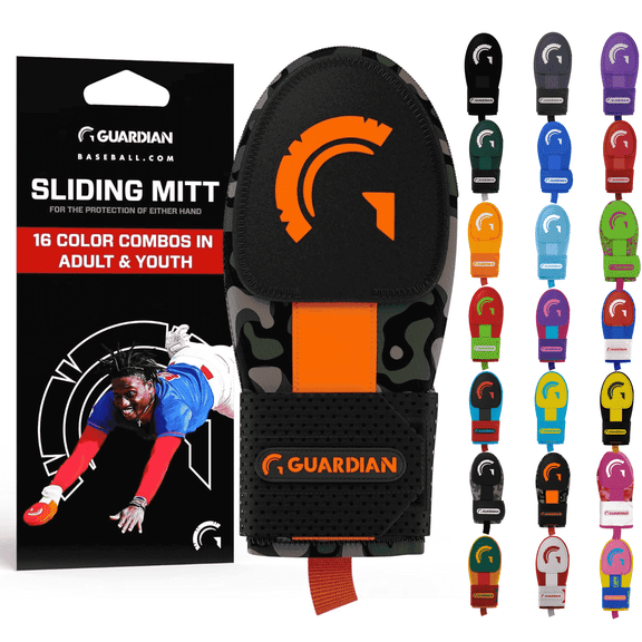 Guardian Baseball Sliding Mitt – Protective Hand Guard for Base Sliding – Youth & Adult Sizes - Shock Absorption, Athletic Fit, Slip-Resistant Design