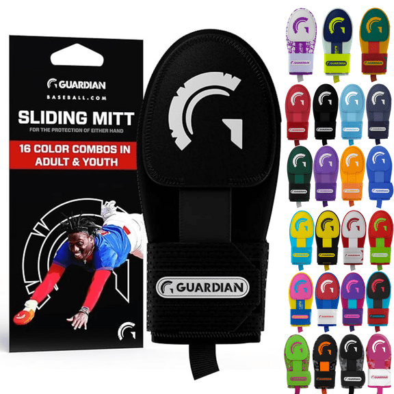 Guardian Baseball Sport Sliding Mitt - Youth -Protective Baseball Hand Guard- 1 Count