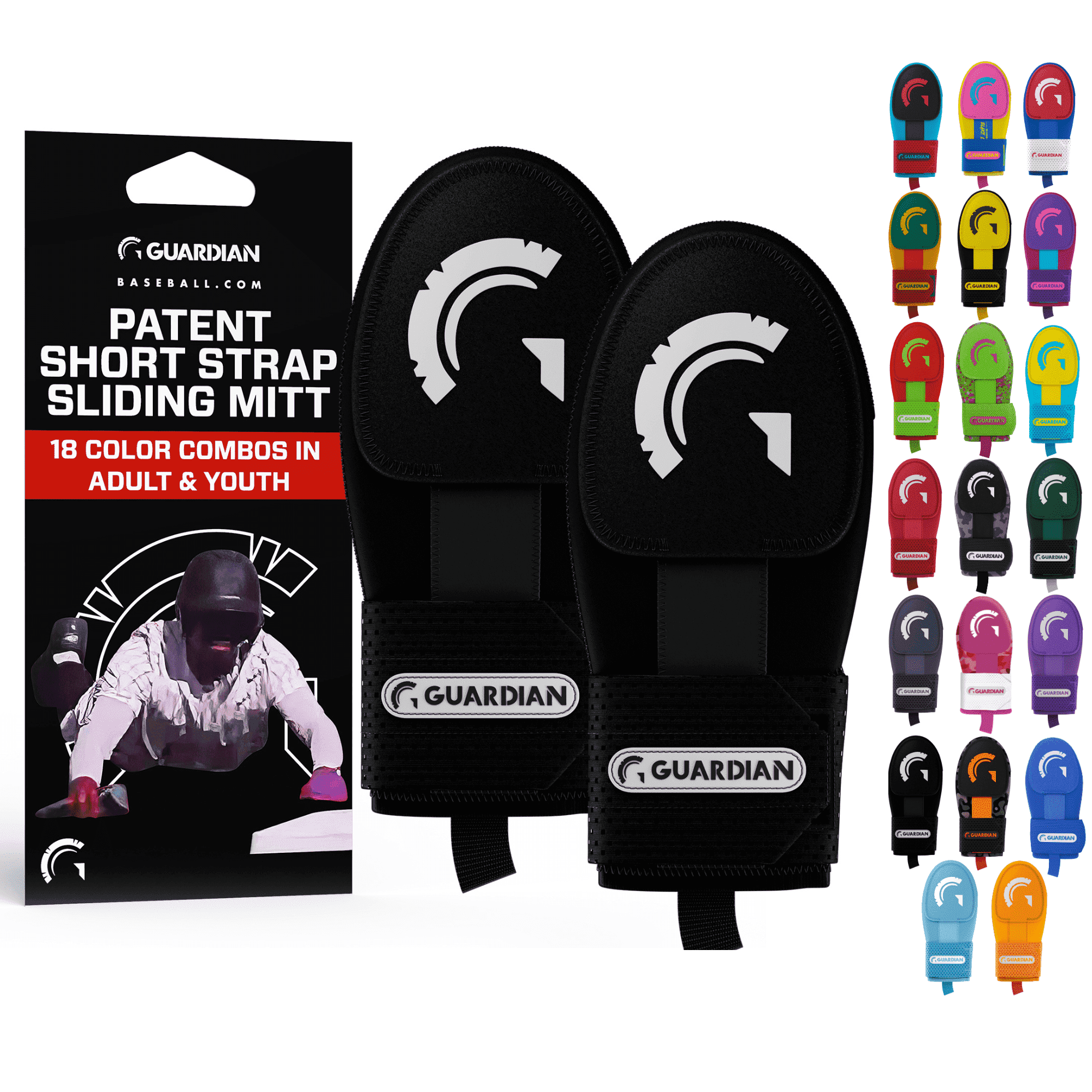Guardian Baseball Sport Sliding Mitt - Youth -Protective Baseball Hand ...
