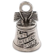 Guardian Bell, Metal, Let Freedom Ring, Liberty Bell, Motorcycle Rider, Biker, Good Luck Bell, .75 x 1