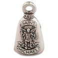 thumbnail image 1 of Guardian Bell, Metal, Saint Michael, Patron Saint of Law Enforcement, Motorcycle Rider, Biker, Good Luck Bell, .75" x 1", 1 of 4