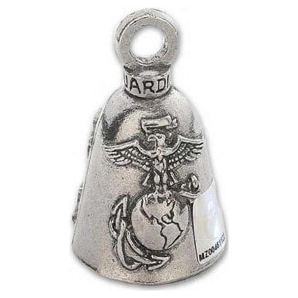 Guardian Bell Animals Good Luck Bell w/Keyring & Black Velvet Gift Bag |  Motorcycle Bell | Lead-Free Pewter | Made in USA