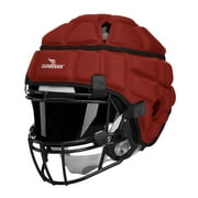 Guardian Cap - Soft-Shell Helmet Cover for Football and Lacrosse - Reduces Impact and Protects Helmets - One Size Fits All for Youth, High School, and College Programs - Red